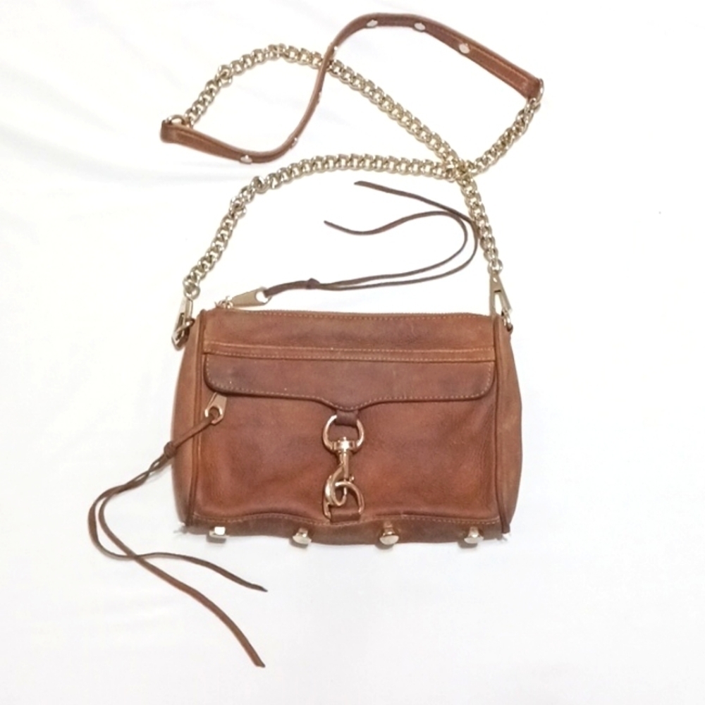 Rebecca Minkoff Brown Leather MAB Crossbody Bag